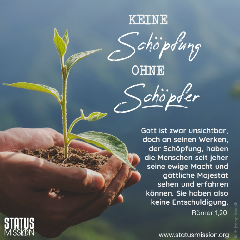 Read more about the article Keine Schöpfung ohne Schöpfer